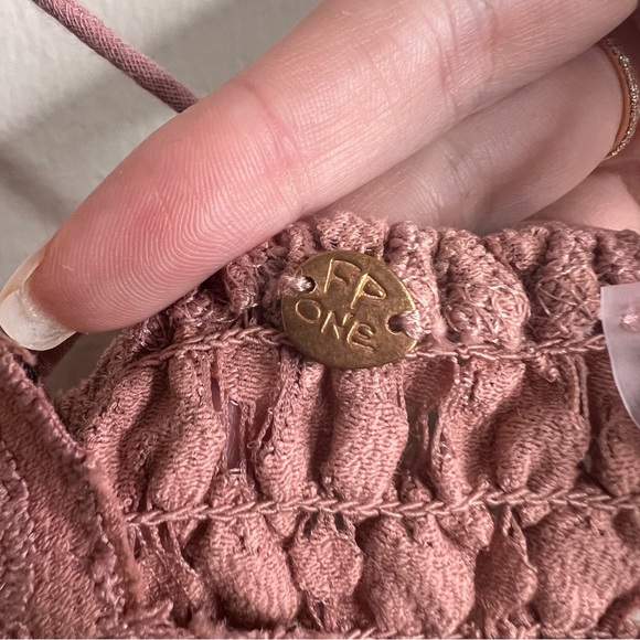 HP 🎉 NWT Free People Adella Slip Dress in Rose - Picture 9 of 11